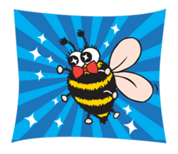 Bug & Bee ... Be Happy sticker #4921729