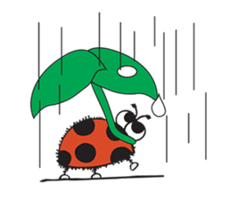 Bug & Bee ... Be Happy sticker #4921731