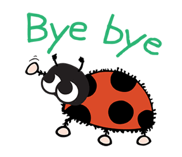 Bug & Bee ... Be Happy sticker #4921732