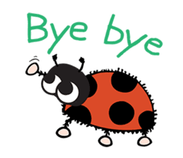 Bug & Bee ... Be Happy sticker #4921732