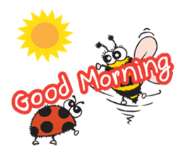 Bug & Bee ... Be Happy sticker #4921737