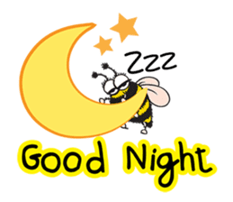 Bug & Bee ... Be Happy sticker #4921738