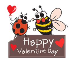 Bug & Bee ... Be Happy sticker #4921740