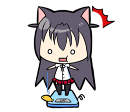 Stupid Meow Wang's Love Life sticker #4922091