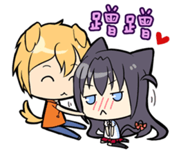 Stupid Meow Wang's Love Life sticker #4922096