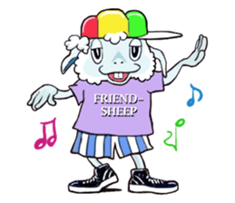 Friendsheep sticker #4922142