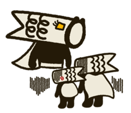 Koinobori-Man 3 sticker #4922436