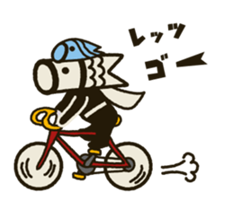 Koinobori-Man 3 sticker #4922444