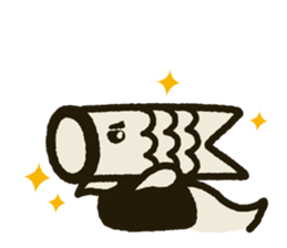 Koinobori-Man 3 sticker #4922450
