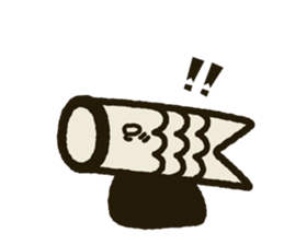Koinobori-Man 3 sticker #4922451