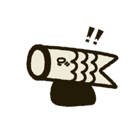 Koinobori-Man 3 sticker #4922451
