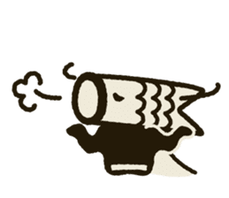 Koinobori-Man 3 sticker #4922456