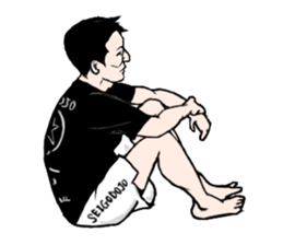 Seigo the Negative fighter sticker #4923505