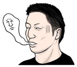 Seigo the Negative fighter sticker #4923517