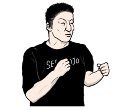 Seigo the Negative fighter sticker #4923520