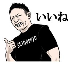 Seigo the Negative fighter sticker #4923525