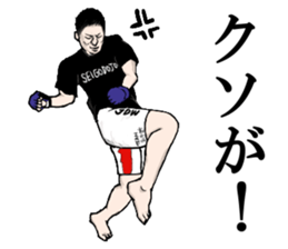 Seigo the Negative fighter sticker #4923530