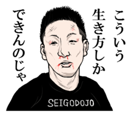 Seigo the Negative fighter sticker #4923538