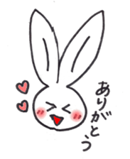 Drooping eye Rabbit sticker #4923710