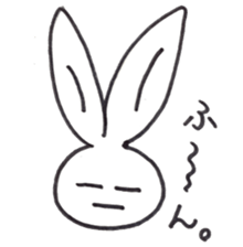 Drooping eye Rabbit sticker #4923711