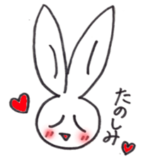 Drooping eye Rabbit sticker #4923715