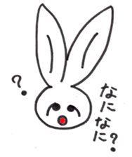 Drooping eye Rabbit sticker #4923716