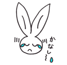 Drooping eye Rabbit sticker #4923727