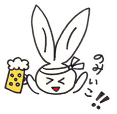 Drooping eye Rabbit sticker #4923729