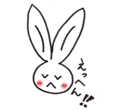 Drooping eye Rabbit sticker #4923734