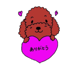 Toy poodle the muck sticker #4923942