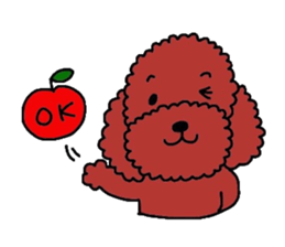 Toy poodle the muck sticker #4923948