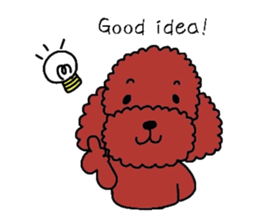 Toy poodle the muck sticker #4923954