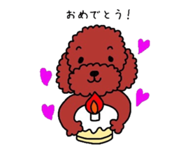 Toy poodle the muck sticker #4923958