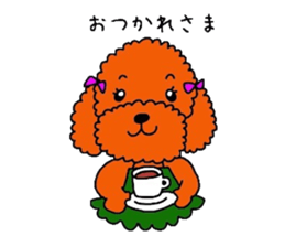 Toy poodle the muck sticker #4923960