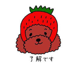 Toy poodle the muck sticker #4923964