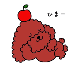 Toy poodle the muck sticker #4923968
