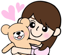 Heartful sweet bear 3 sticker #4925102