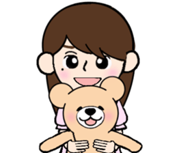 Heartful sweet bear 3 sticker #4925103