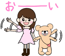 Heartful sweet bear 3 sticker #4925107