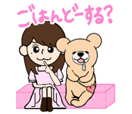 Heartful sweet bear 3 sticker #4925115