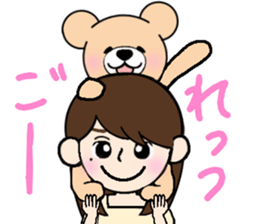 Heartful sweet bear 3 sticker #4925118