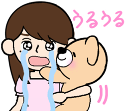 Heartful sweet bear 3 sticker #4925120