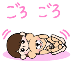 Heartful sweet bear 3 sticker #4925133