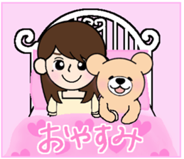 Heartful sweet bear 3 sticker #4925141