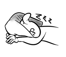 Push the sticker. Rabbit sticker #4925771