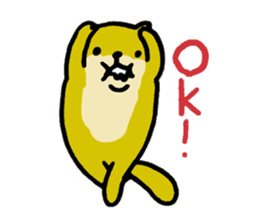 Lily : The chubby cute sea otters sticker #4925943