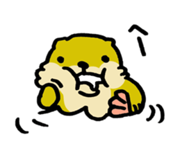 Lily : The chubby cute sea otters sticker #4925945