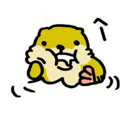 Lily : The chubby cute sea otters sticker #4925945