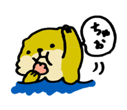 Lily : The chubby cute sea otters sticker #4925954