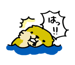 Lily : The chubby cute sea otters sticker #4925966